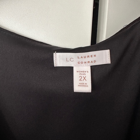 NWOT Women's LC Lauren Conrad Sequin Wrap Mini Dress - Picture 3 of 8